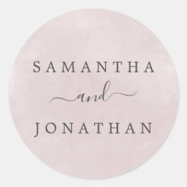 Sellos para sobres de Bodas de Rubor Romance