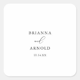 Sellos para sobres de Bodas Minimalistas de Moda c