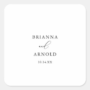 Sellos para sobres de Bodas Minimalistas de Moda c