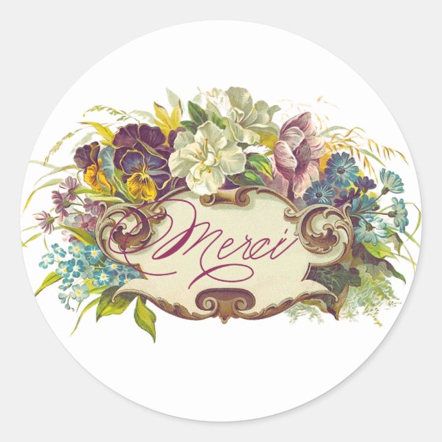 Sellos para sobres de Bouquet inspirados en el vin (Anverso)