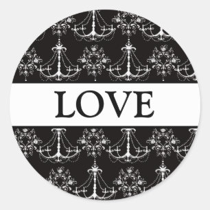 Sellos para sobres de candelabros de coordinación