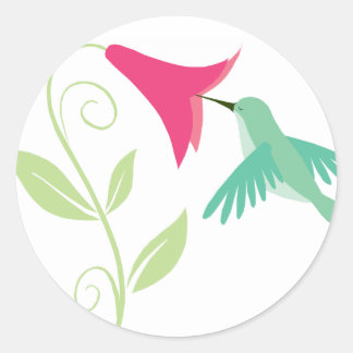 Sellos para sobres de colibrí