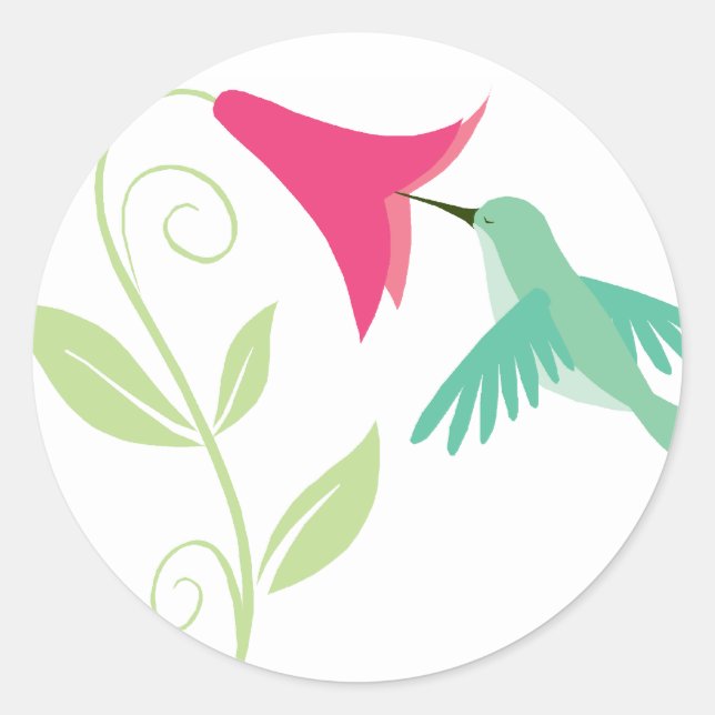 Sellos para sobres de colibrí (Anverso)