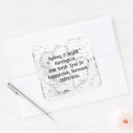 Sellos para sobres de dirección de devolución de l