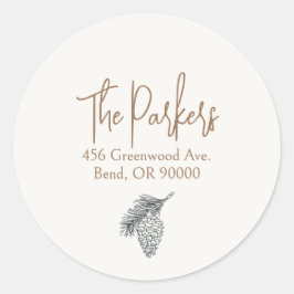 Sellos para sobres de direcciones de devolución de