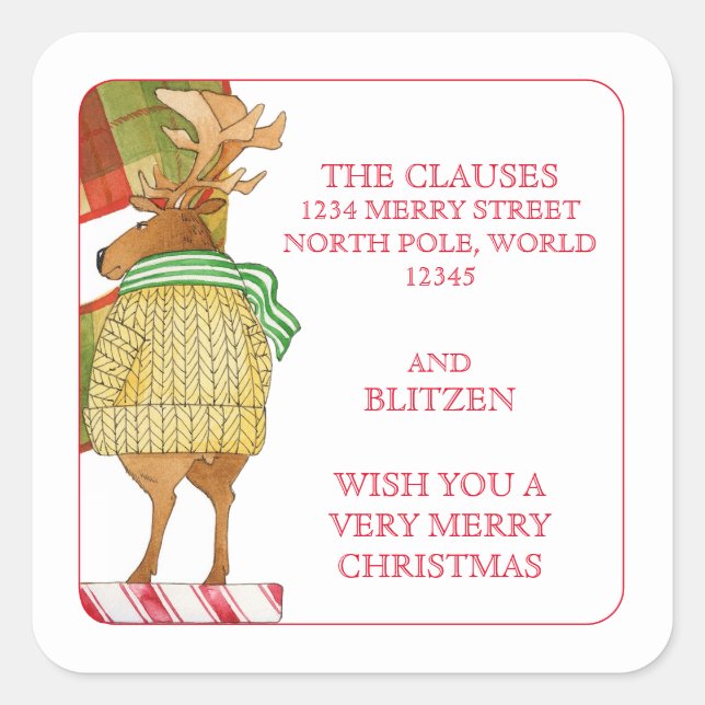 SELLOS PARA SOBRES de direcciones pequeñas BLITZEN (Anverso)