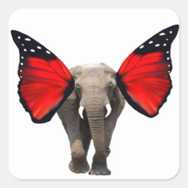 Sellos para sobres de elefantes voladores