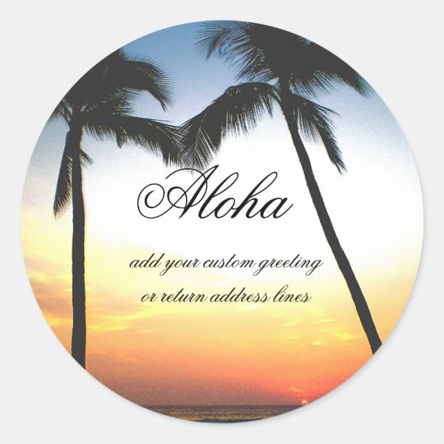 Sellos para sobres de encargo del saludo de la (Anverso)