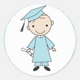 Sellos para sobres de graduación de niños