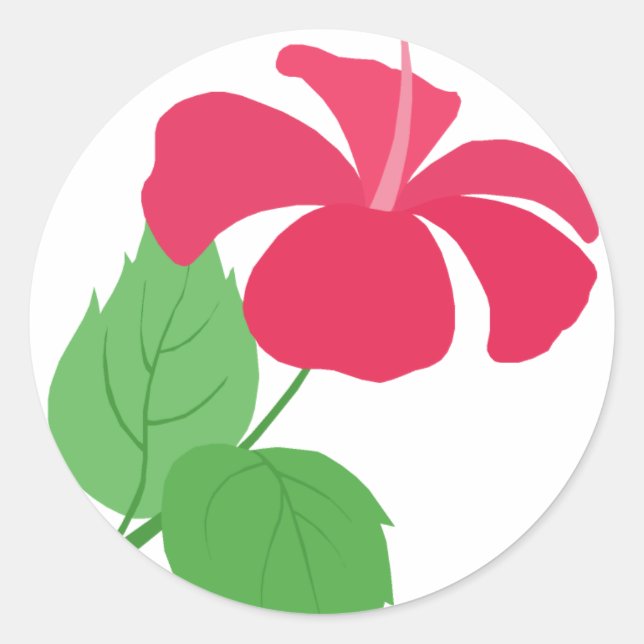 Sellos para sobres de Hibiscus (Anverso)