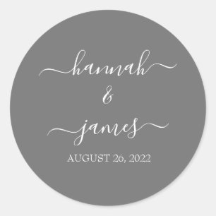 Sellos para sobres de Invitación a la Boda de Hann