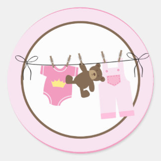 Sellos para sobres de la línea de ropa para bebés 