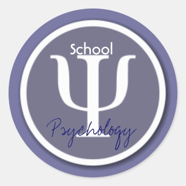 Sellos para sobres de la psicología de la escuela (Anverso)