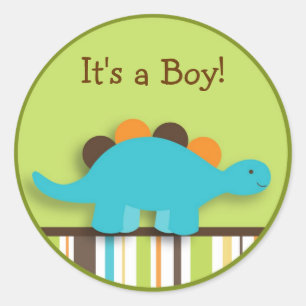 Sellos para sobres de los Pegatinas Lil Dino Dinos
