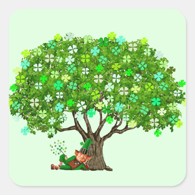 Sellos para sobres de Lucky Leprechaun (Anverso)