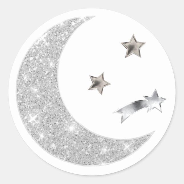 Sellos para sobres de Luna y Estrellas (Anverso)