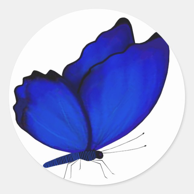 Sellos para sobres de mariposa azul (Anverso)