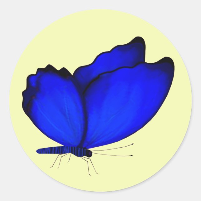 Sellos para sobres de mariposa azul (Anverso)