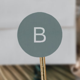 Sellos para sobres de monograma de la tipografía m