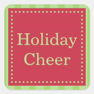 Sellos para sobres de Navidades modernos con ornam