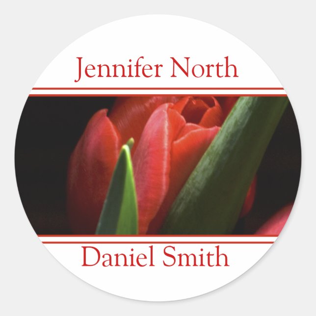 Sellos para sobres De Novia Y Groom (Anverso)