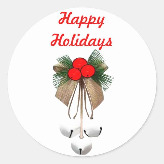 Sellos para sobres de Ornamentos de Navidad (Anverso)