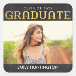 Sellos para sobres de Pegatinas de Graduación de C