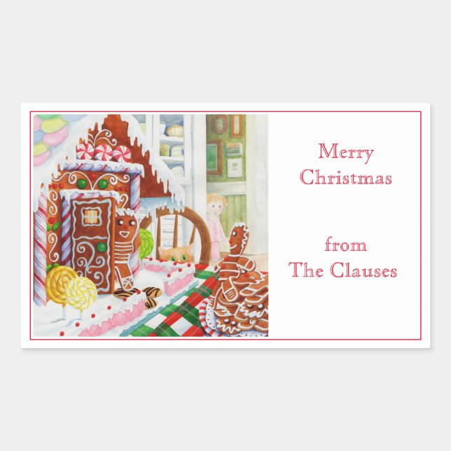 Sellos para sobres de Rectángulo de SORPRESA GINGE (Anverso)