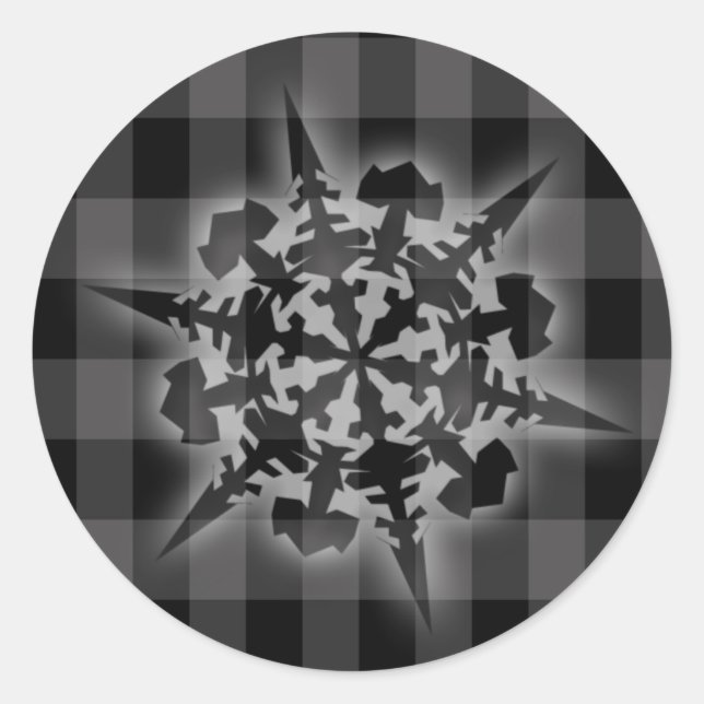 Sellos para sobres de tarjetas de Navidades de vac (Anverso)