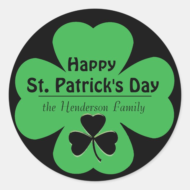 Sellos para sobres del Día del personalizado St. P (Anverso)