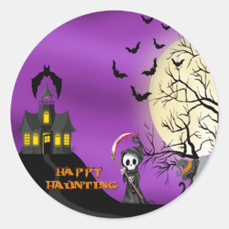Sellos para sobres felices de Haunting Reaper