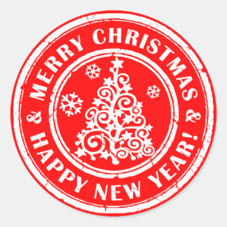 Sellos para sobres festivos navideños