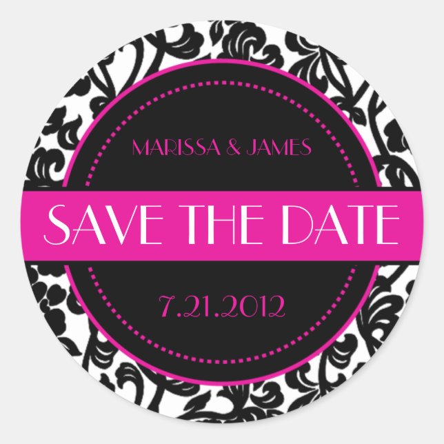 Sellos para sobres góticos floridos en blanco y ne (Anverso)