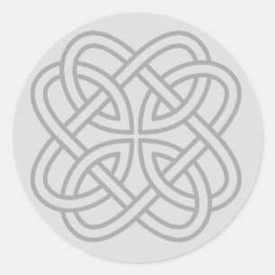 Sellos para sobres ligeros irlandeses de amor celt