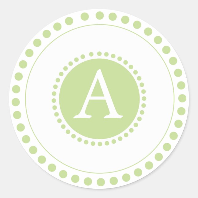 Sellos para sobres Lime verde-Personalizados (Anverso)