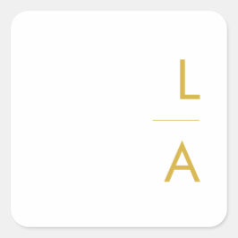 Sellos para sobres Minimalistas modernos de monogr