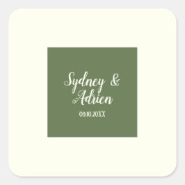 Sellos para sobres Minimalistas simples|Bodas de s