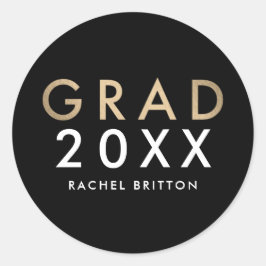 Sellos para sobres modernos de Pegatinas de gradua