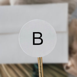 Sellos para sobres monográficos modernos de tipogr