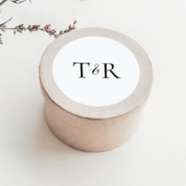 Sellos para sobres monográficos simples y elegante