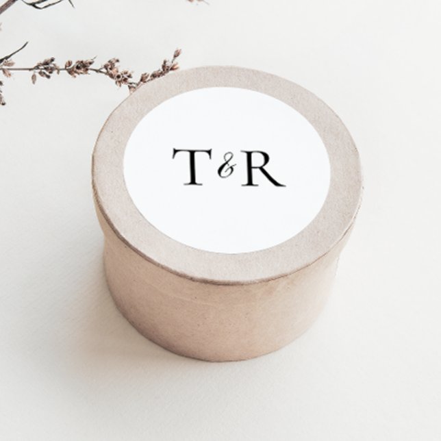 Sellos para sobres monográficos simples y elegante (Subido por el creador)