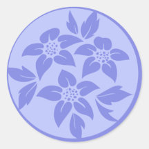 Sellos para sobres morados o de lavanda/etiquetas