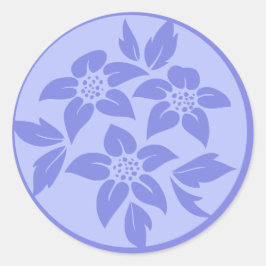 Sellos para sobres morados o de lavanda/etiquetas