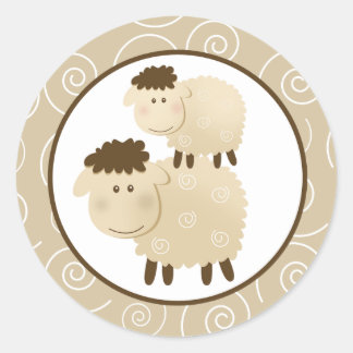 Sellos para sobres Neutrales Baa Baa Sheep / Toppe