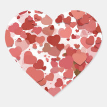 Sellos para sobres o Pegatinas de San Valentín