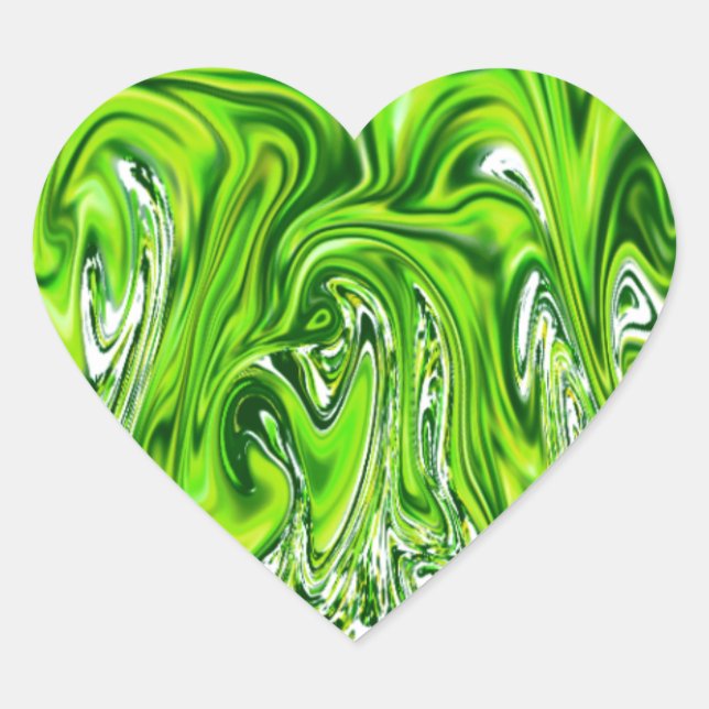 Sellos para sobres o Pegatinas Green Satin & Glitz (Anverso)