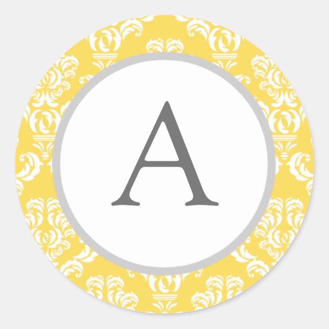 Sellos para sobres personalizados de Damasco Amari (Anverso)