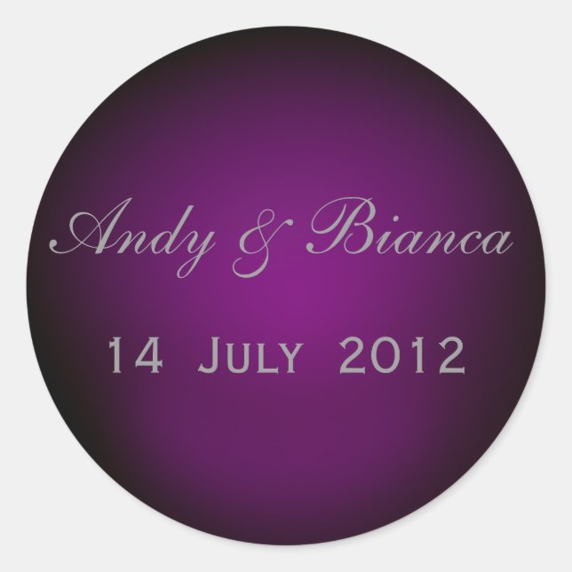 sellos para sobres personalizados en ciruela (Anverso)