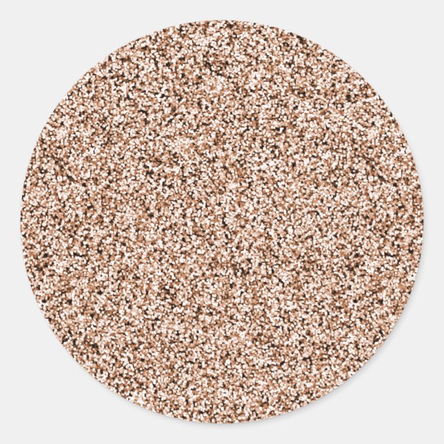 Sellos para sobres Purpurinas Rosa Gold Faux (Anverso)