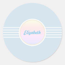 Sellos para sobres Retro Glam Blue y Opal